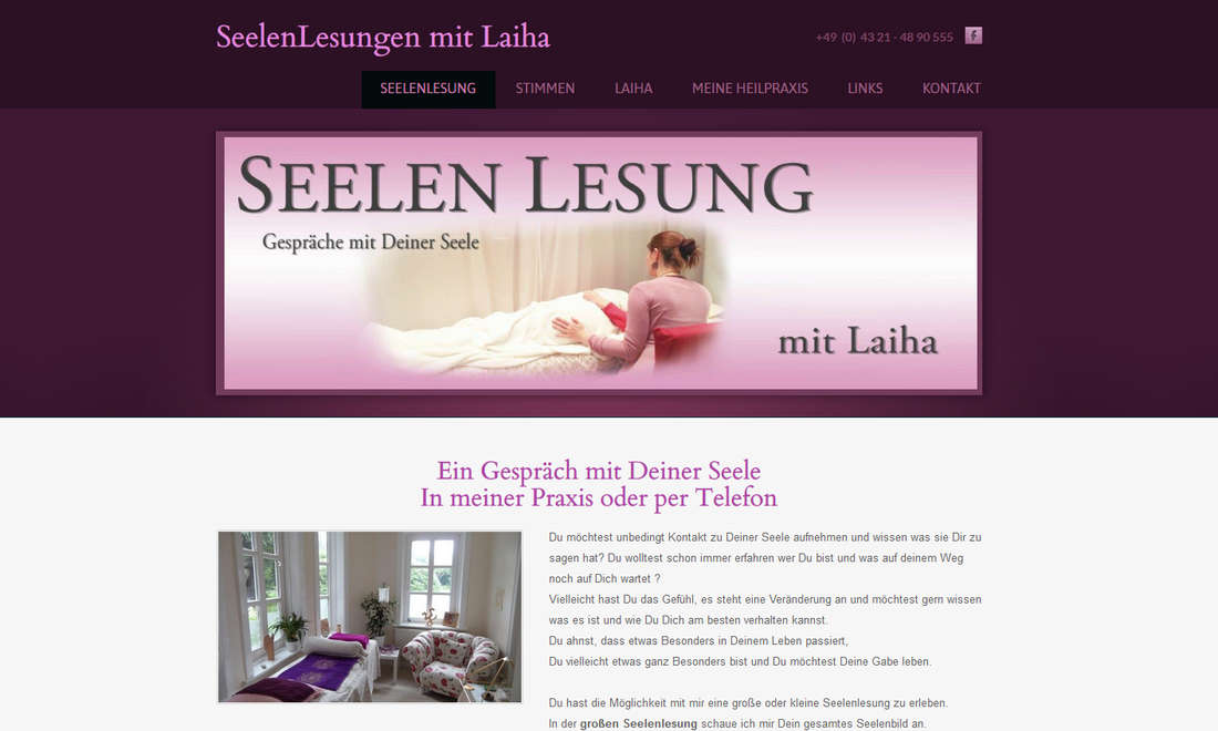 www.seelen-lesung.de Gespräche mit Deiner Seele